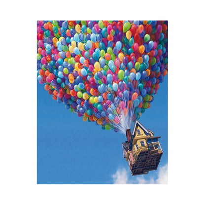 Balloon House Adventure - 40x50 cm paint by numbers kit