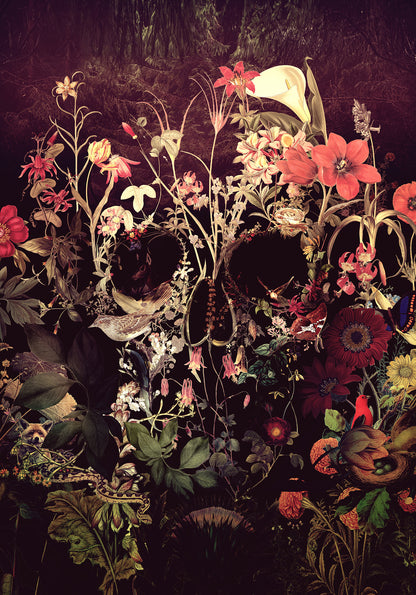 Butterfly Skull Bloom - 40x50 cm paint by numbers kit
