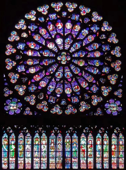 Notre Dame Rose Window - 40x50 cm paint by numbers kit