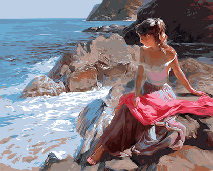 Seaside Reflection - 40x50 cm paint by numbers kit