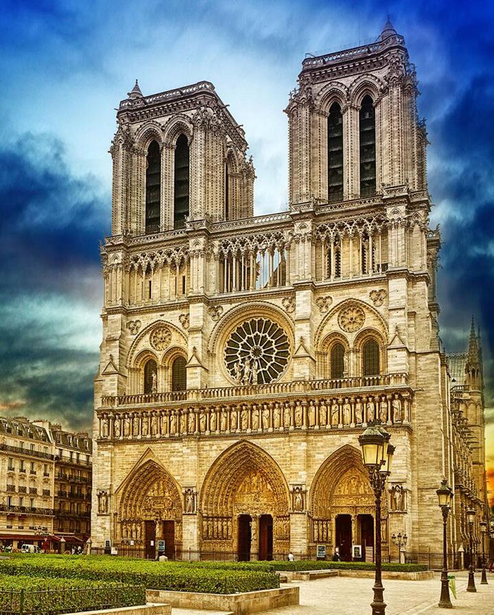 Notre Dame Cathedral - 40x50 cm paint by numbers kit