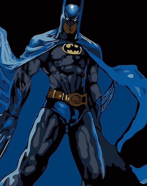 Dark Blue Night Guardian - 40x50 cm paint by numbers kit