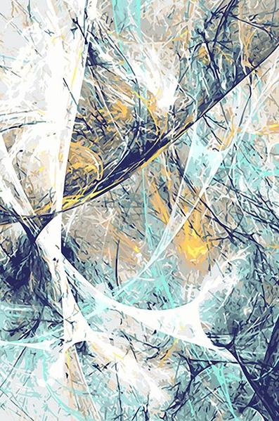 Crystal Shard Abstraction - 40x50 cm paint by numbers kit