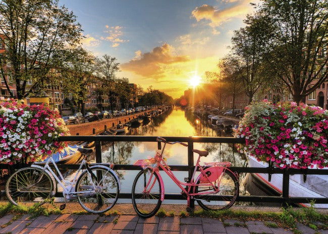Amsterdam Canal Sunrise - 40x50 cm paint by numbers kit