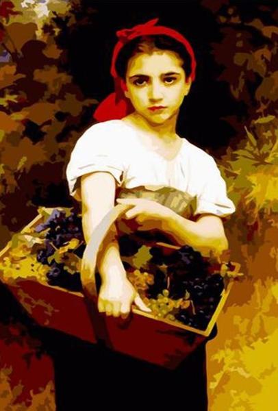 Little Harvest Girl - 40x50 cm paint by numbers kit