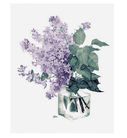 Soft Lilac Bouquet - 40x50 cm paint by numbers kit