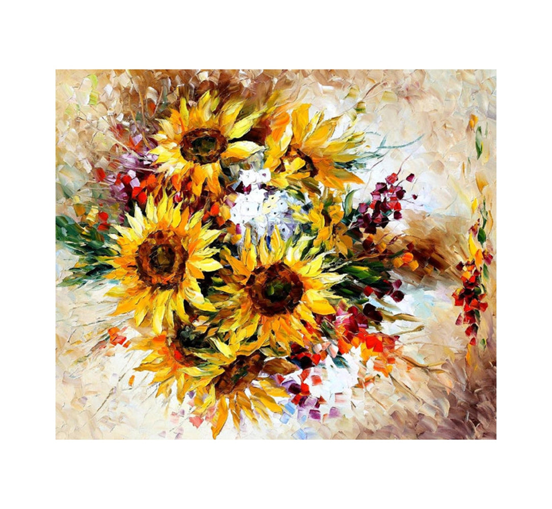Vibrant Sunflower Bouquet - 40x50 cm paint by numbers kit