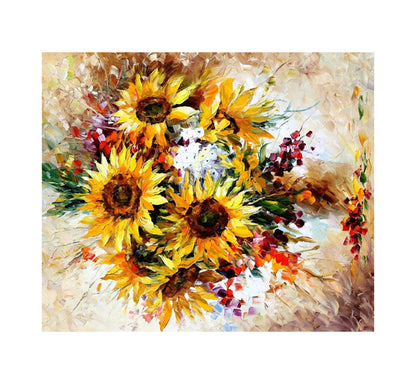 Vibrant Sunflower Bouquet - 40x50 cm paint by numbers kit
