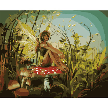 Mushroom Forest Fairy - 40x50 cm paint by numbers kit