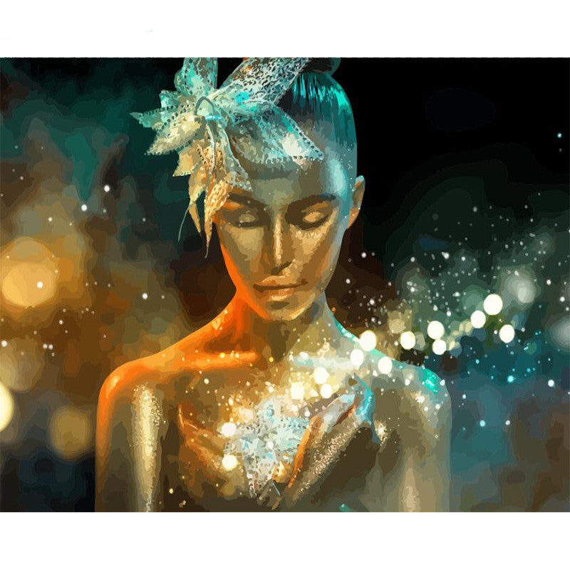 Celestial Glowing Woman - 40x50 cm paint by numbers kit