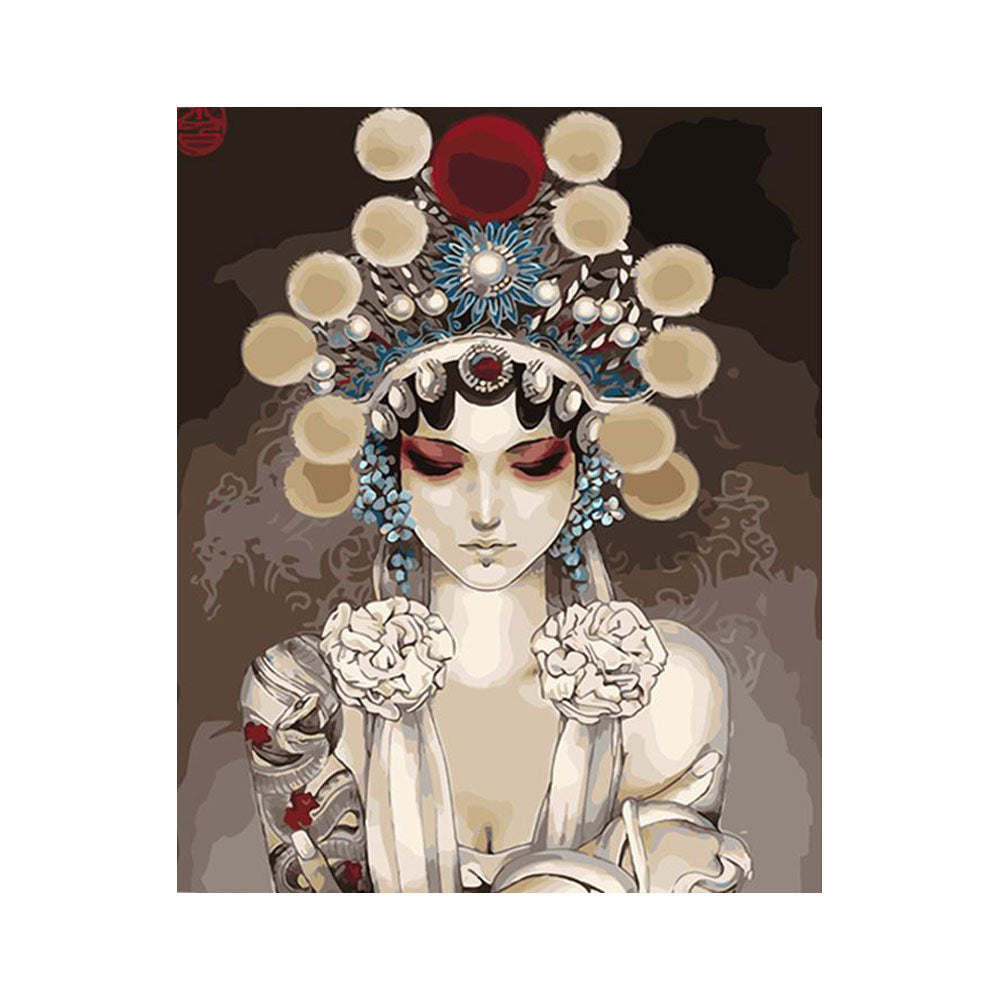 Elegant Opera Muse - 40x50 cm paint by numbers kit