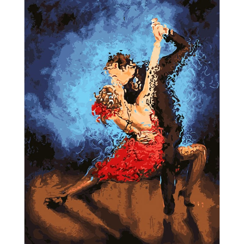 Passionate Flamenco Dance - 40x50 cm paint by numbers kit