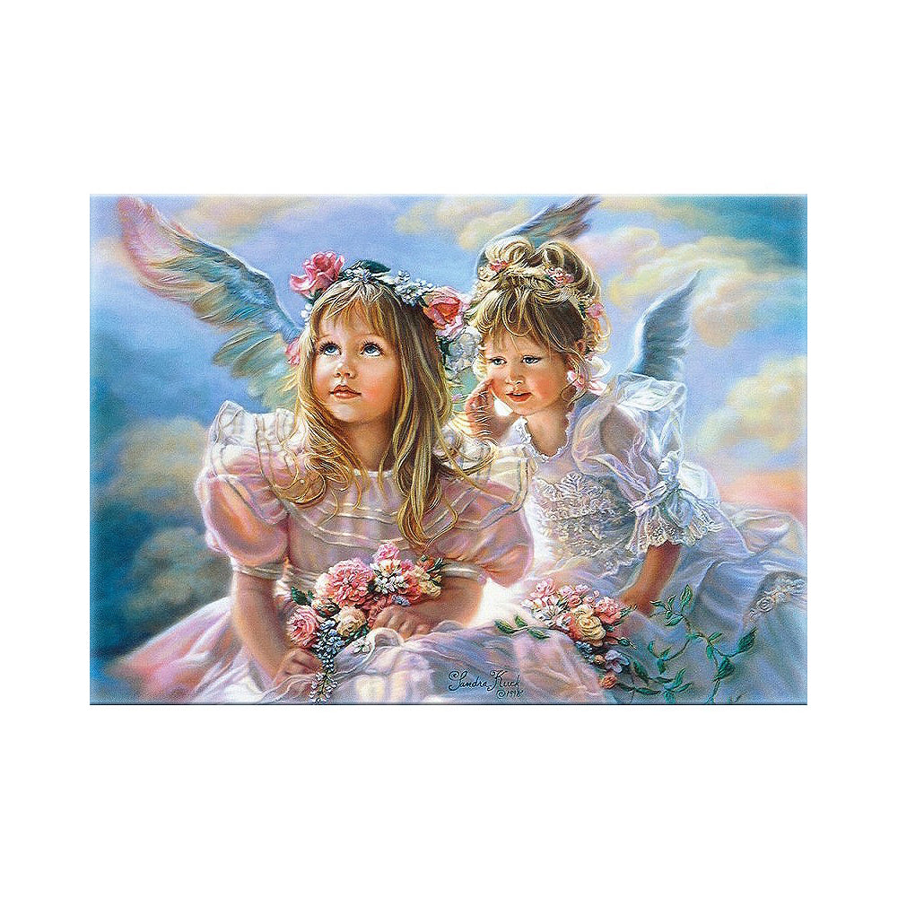 Little Angels in the Clouds - 40x50 cm paint by numbers kit