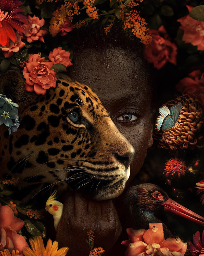 Wild Spirit Portrait - 40x50 cm paint by numbers kit
