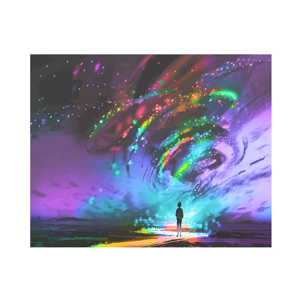 Cosmic Rainbow Passage - 40x50 cm paint by numbers kit