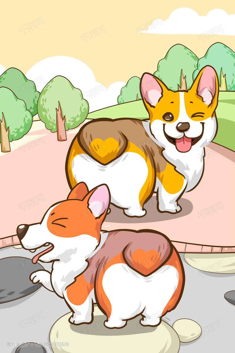 Cute Corgi Friends