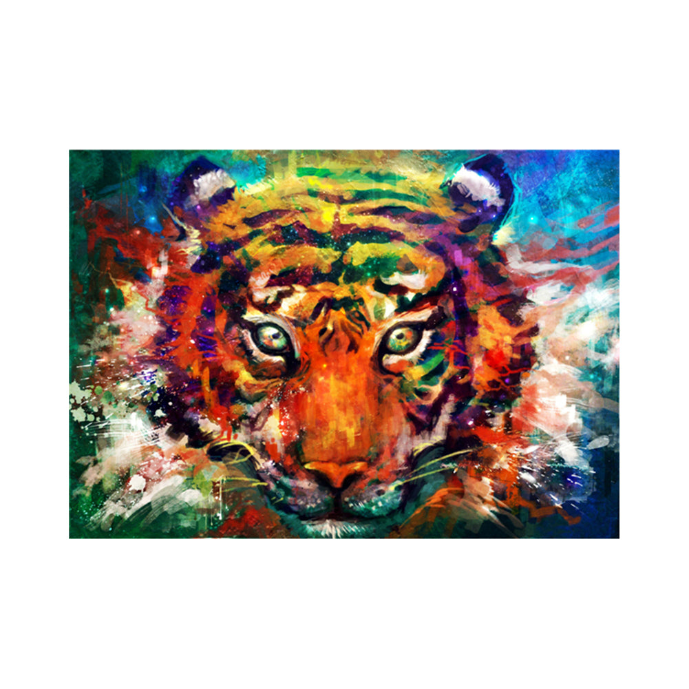 Vibrant Tiger Gaze - 40x50 cm paint by numbers kit