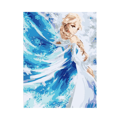 Ice Queen in Blue - 40x50 cm paint by numbers kit