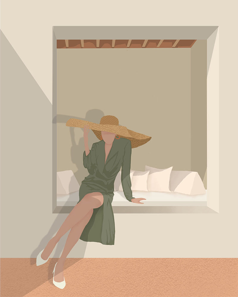 Sunlit Window Retreat - 40x50 cm paint by numbers kit