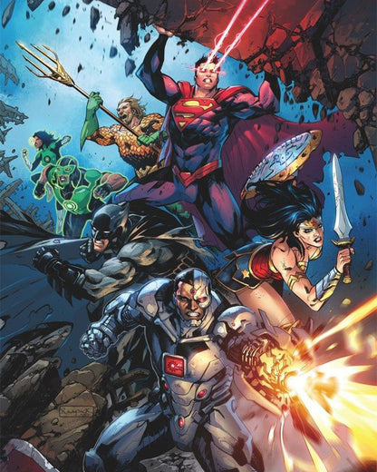 Cosmic Defenders - 40x50 cm paint by numbers kit