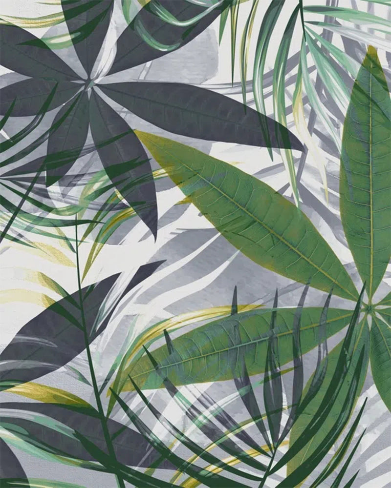 Layered Tropical Leaves - 40x50 cm paint by numbers kit