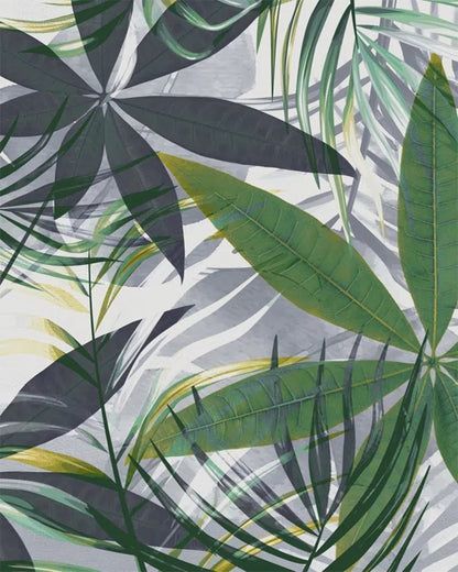 Layered Tropical Leaves - 40x50 cm paint by numbers kit