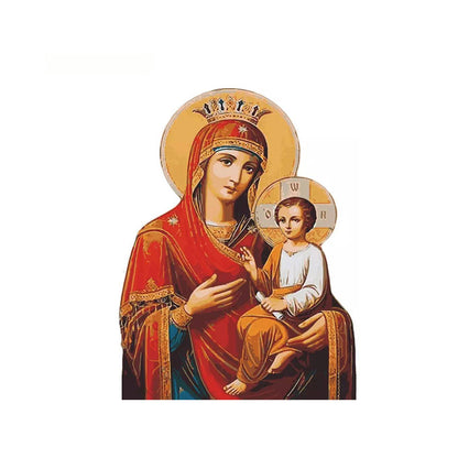 Madonna and Child Icon - 40x50 cm paint by numbers kit