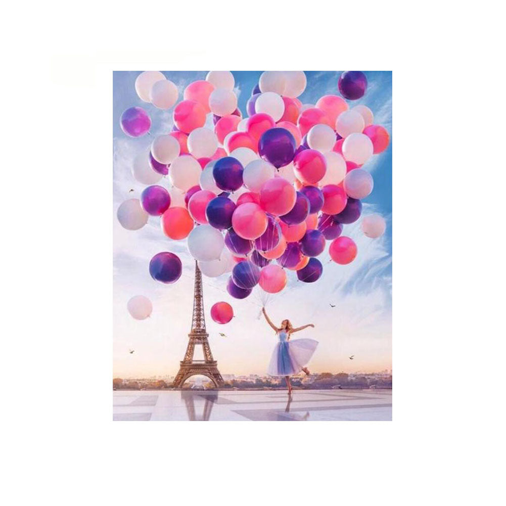 Paris Balloon Dream - 40x50 cm paint by numbers kit