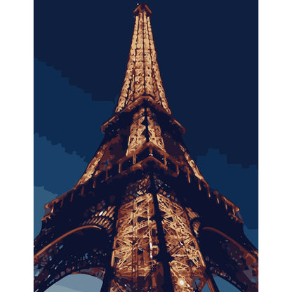 Eiffel Tower at Night - 40x50 cm paint by numbers kit