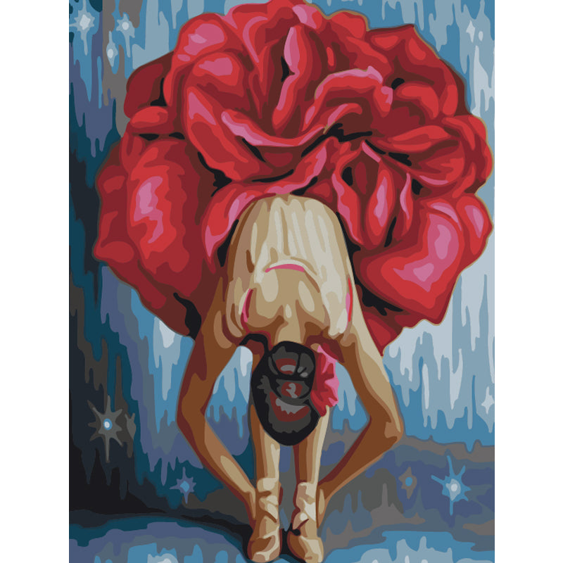 Red Tutu Ballerina - 40x50 cm paint by numbers kit