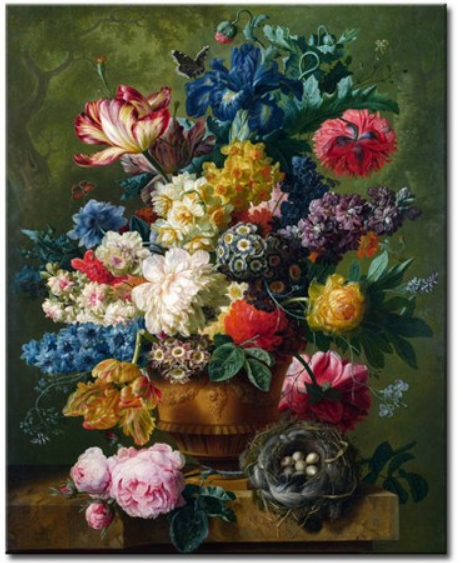 Abundant Floral Still Life - 40x50 cm paint by numbers kit