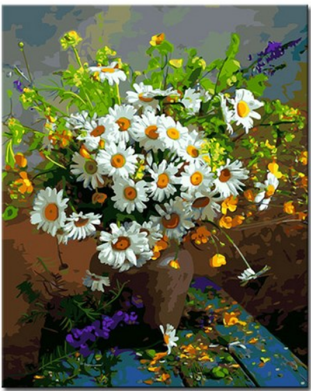 Sunlit Daisy Bouquet - 40x50 cm paint by numbers kit