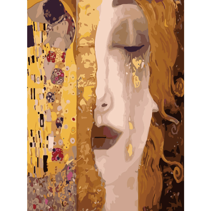 Golden Woman Portrait - 40x50 cm paint by numbers kit