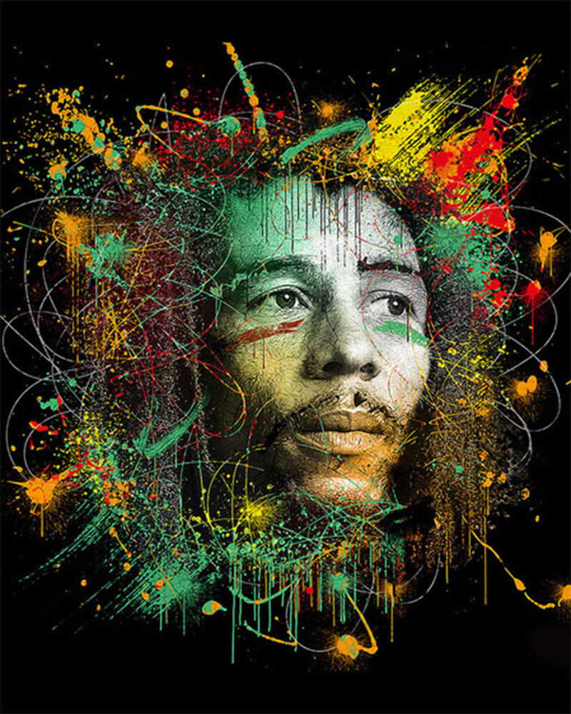Color Splash Portrait - 40x50 cm paint by numbers kit