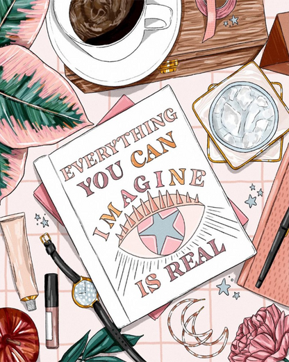 Creative Desk Affirmation - 40x50 cm paint by numbers kit