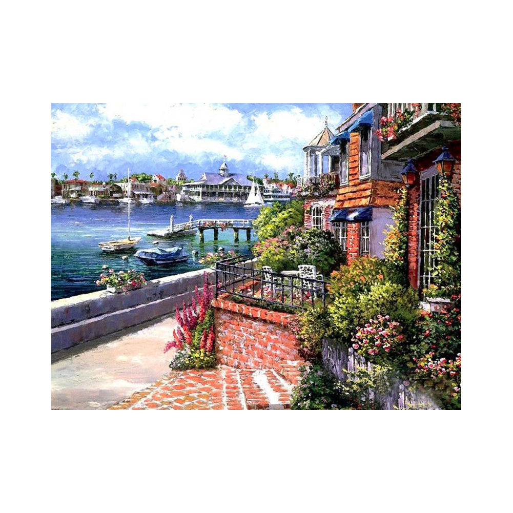 Harbor Garden Walk - 40x50 cm paint by numbers kit
