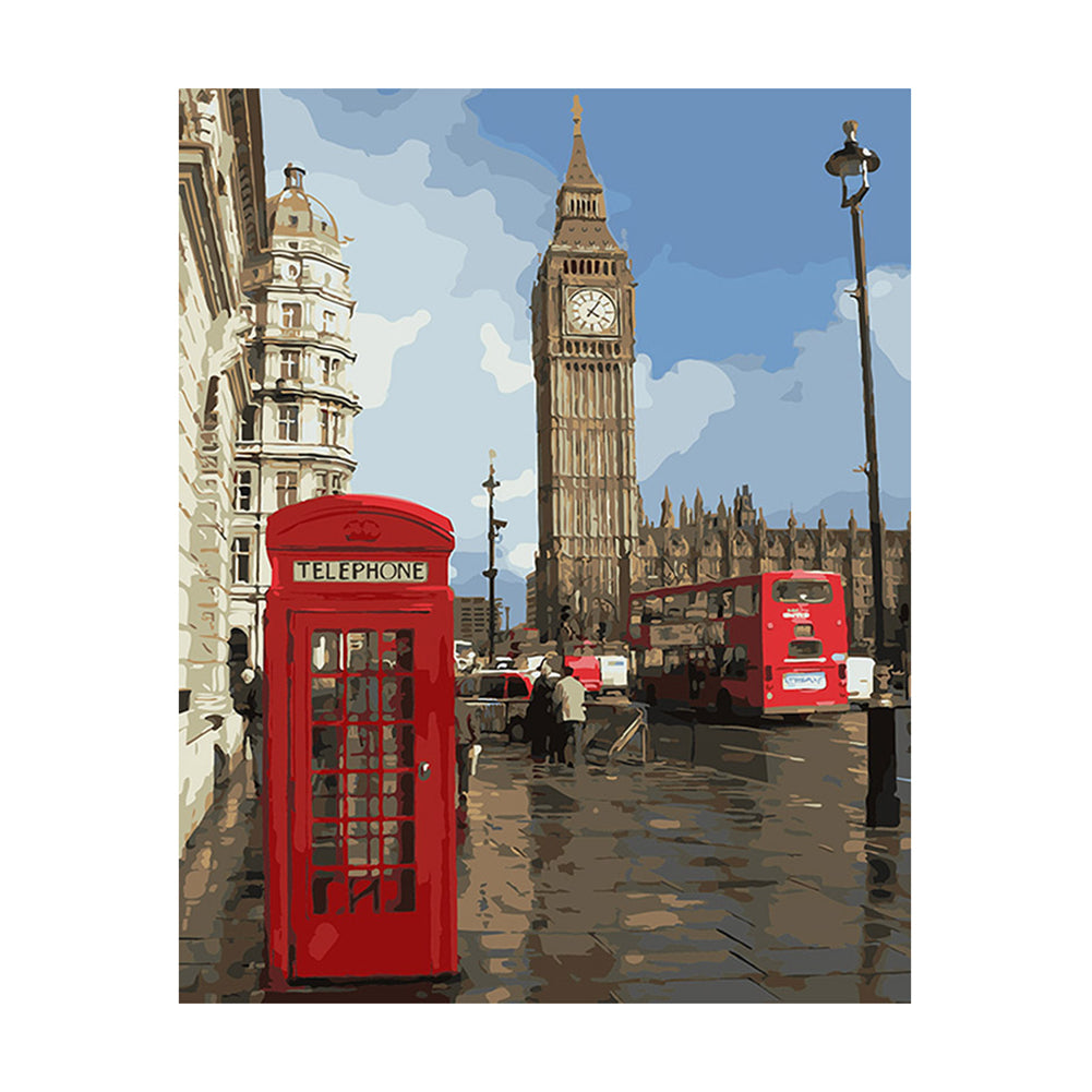 Classic London Street - 40x50 cm paint by numbers kit