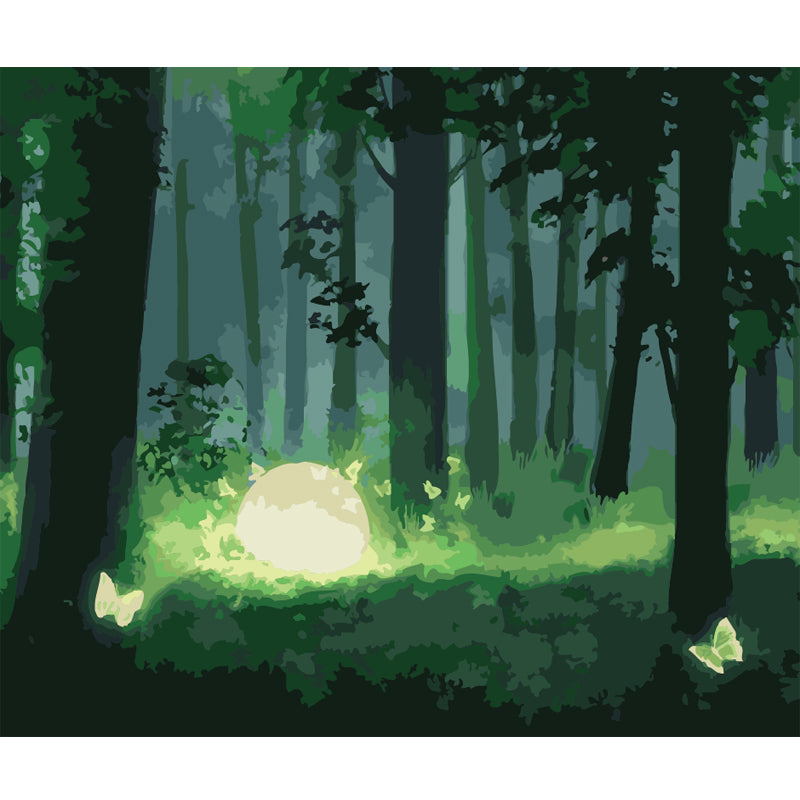 Moonlit Enchanted Forest - 40x50 cm paint by numbers kit