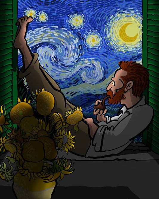 Starry Window Artist - 40x50 cm