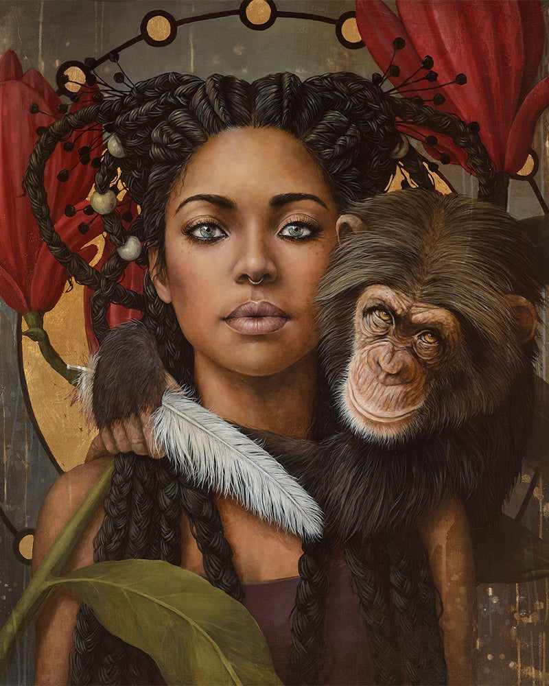 Wild Spirit Companion - 40x50 cm paint by numbers kit