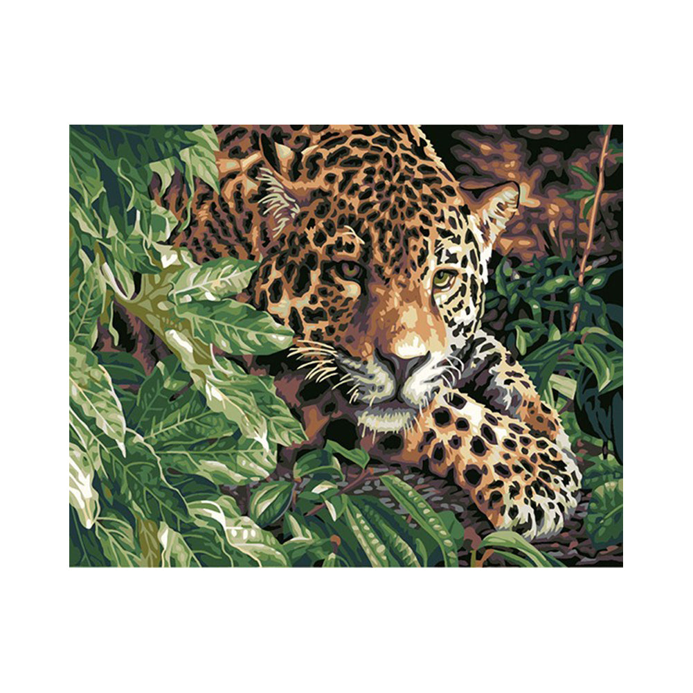 Jaguar in the Jungle - 40x50 cm paint by numbers kit