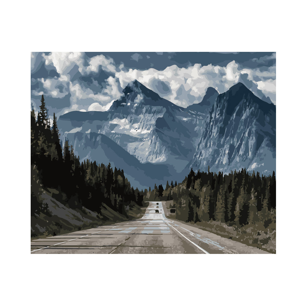 Road to the Mountains - 40x50 cm paint by numbers kit