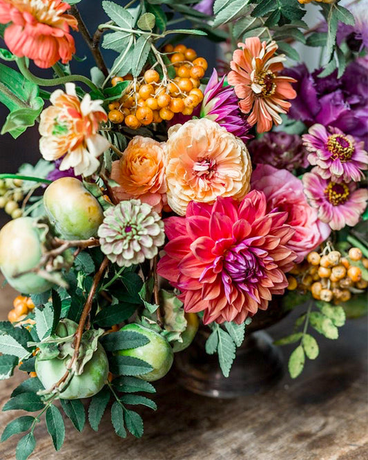 Autumn Flower Bouquet - 40x50 cm