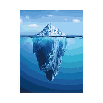 Majestic Blue Iceberg - 40x50 cm paint by numbers kit
