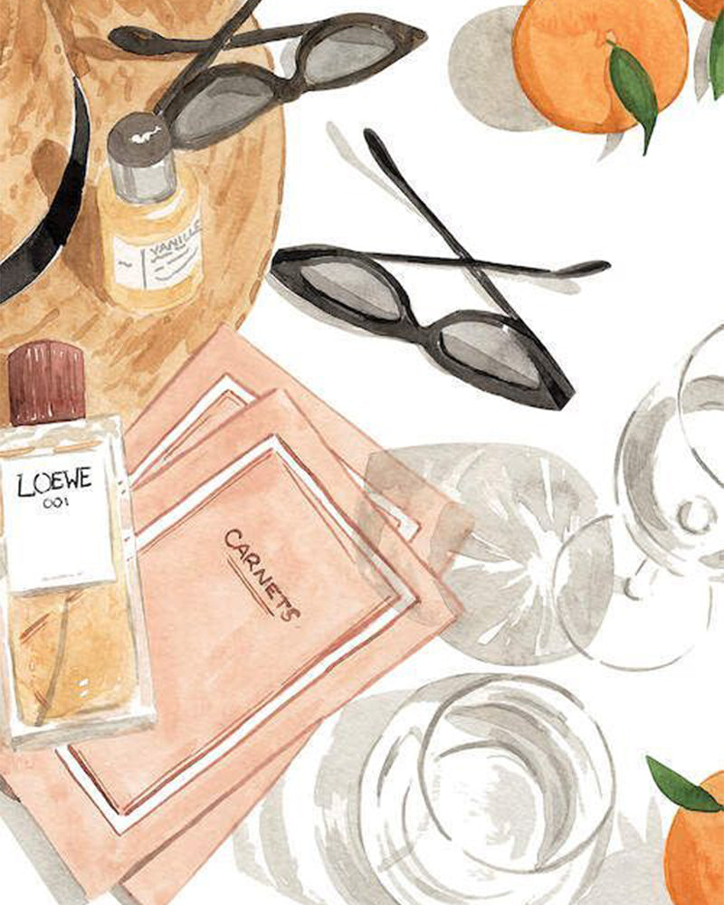 Chic Vanity Essentials - 40x50 cm paint by numbers kit