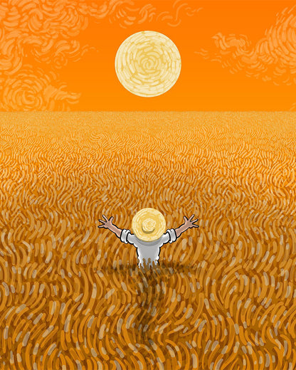 Embrace the Golden Sun - 40x50 cm paint by numbers kit
