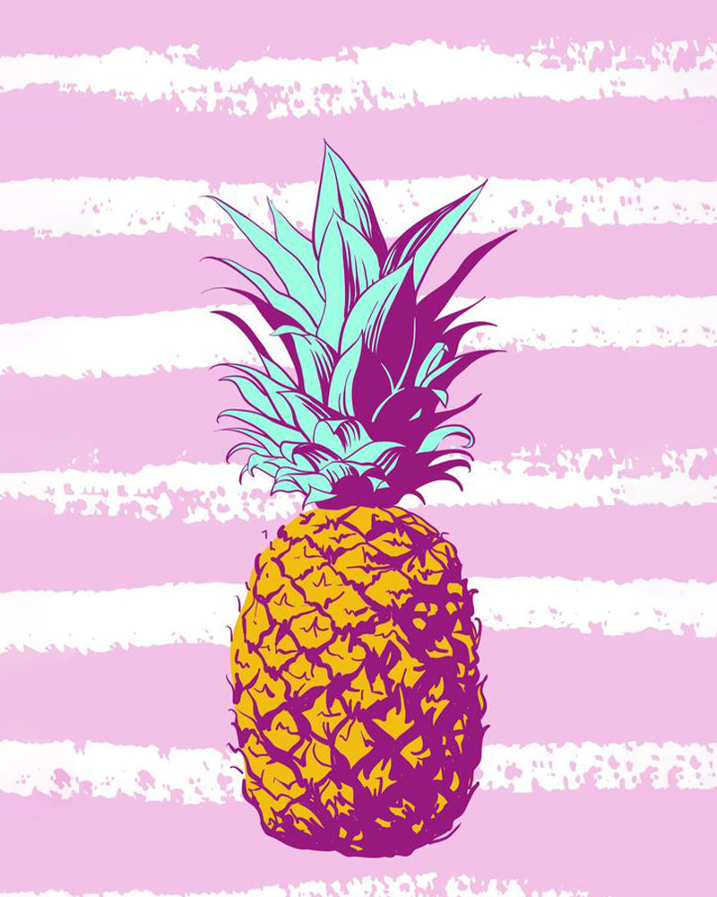 Pop Art Pineapple - 40x50 cm paint by numbers kit