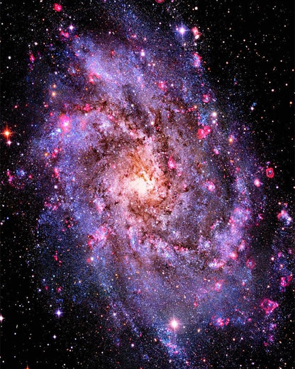 Pink Spiral Galaxy - 40x50 cm paint by numbers kit