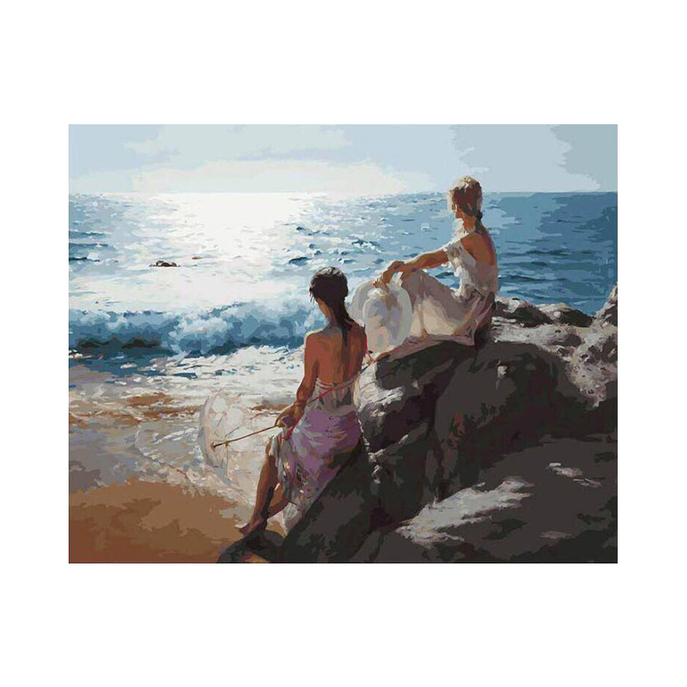 Seaside Afternoon - 40x50 cm paint by numbers kit