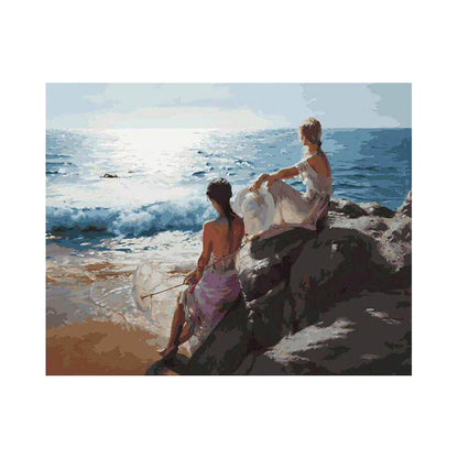 Seaside Afternoon - 40x50 cm paint by numbers kit